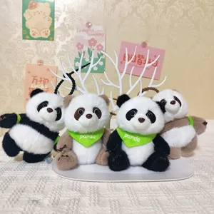 Süßer Cartoon Riesenpanda Plüsch Anhänger Stofftier Puppe Rucksack Schlüsselbund Geschenk