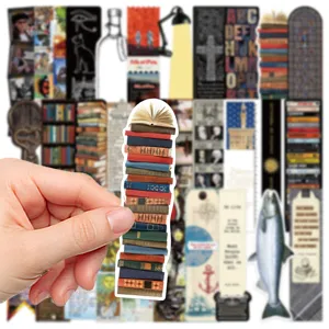 30pcs vintage literary reading bookmarks creative stationery aesthetic page clips for books