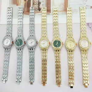 Luxury Women Rhinestone Quartz Watch Stainless Steel Bracelet Fashion Wristwatches