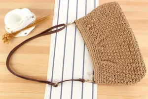 Sac à bandoulière en paille tissée sac à main de voyage quotidien style élégant