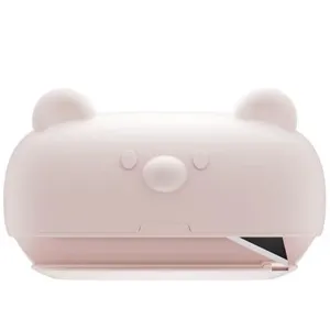 Cute Bear Shape Cardboard Cutter Box Opener DIY Cat Scratch Board Cutting Tool Plastic Portable Box Cutter Utility Knife