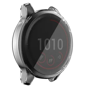 Transparante TPU beschermhoes voor Garmin Vivoactive en Venu smartwatch, volledige cover.