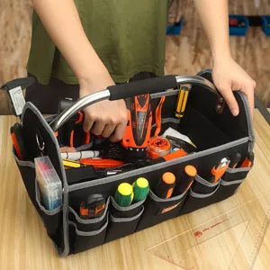 Bolsa de herramientas portatil de gran capacidad resistente al desgaste para electricista