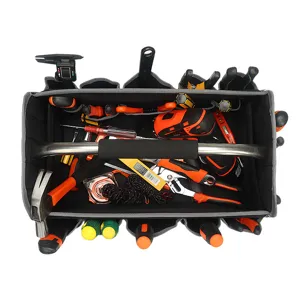 Bolsa de herramientas grande y resistente con múltiples bolsillos, organizador.