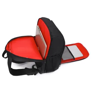 Waterproof camera backpack for outdoor photography, fits 15.6 inch laptop securely.
