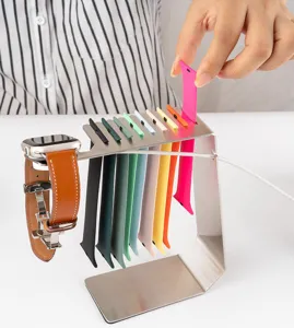 Edelstahl Armband Display Ständer und Ladehalterung für mehrere Smartwatch Ersatzbänder
