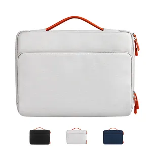 Schokbestendige Laptoptas Zakelijke Waterbestendige Notebook Case Polyester Handtas Reizen Aktentas Hoes Voor Laptop Computer