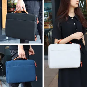 Waterdichte laptophoes 16 inch notebook tas met handvat schokbestendige aktetas.
