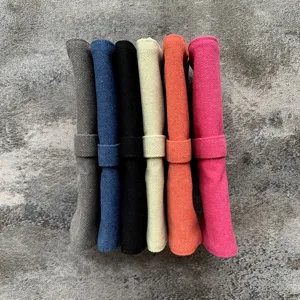 Canvas horlogeband opbergtas draagbare multi slot horlogeband organizer voor Apple Watch