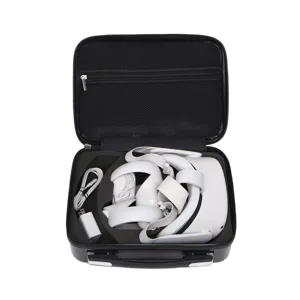 Custodia rigida da trasporto protettiva per visore VR Oculus Quest 2 e relativi accessori.