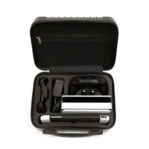 Durable hard shell carrying case compatible with Nintendo Switch OLED storage box.