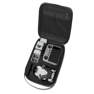 Sac à Épaule de Stockage de Drone à Coque Rigide Sac de Poitrine Imperméable Géométrique Étui de Transport Antichoc pour Accessoires de Télécommande