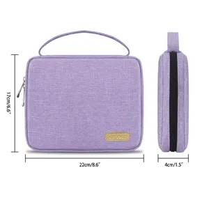 Sac de rangement portable pour accessoires electroniques bracelet de montre et cable USB.