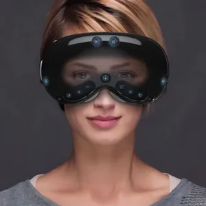 Gedetailleerd overzicht van beschermhoes voor MR-headset, TPU en PC materiaal, zwart.