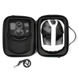 Custodia Rigida Portatile per Visore VR Borsa de Viaggio con Tasca in Rete per Accessori