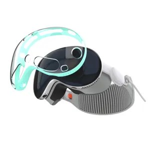 Transparante beschermende hoes compatibel met Apple Vision Pro TPU en PC cover accessoire