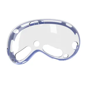 Transparante TPU PC beschermhoes detailweergave voor MR headset met uitsparingen.