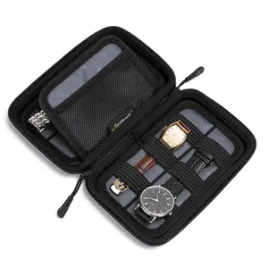 Scatola portaorologi in EVA impermeabile e borsa organizer da viaggio per cinturini