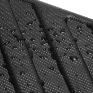 Dettaglio della texture della superficie della custodia impermeabile in EVA per orologi.