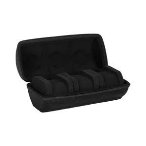 3-slots hardcase horlogedoos draagbare reisopbergdoos voor horloges en buiten.