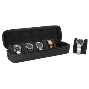 Draagbare Hardcase Horlogebox Reizen Horloge Opslag Organizer Schokbestendig Waterdicht EVA Horloge Case Met Ritssluiting Voor Outdoor Dagelijks Unisex