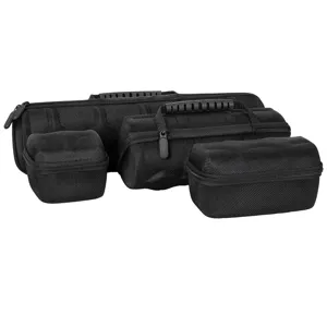Draagbare harde schaal horloge opbergtas reizen organizer set voor buiten en dagelijks.