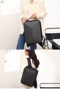 Mochila rígida de viaje estuche de almacenamiento para accesorios de dron impermeable.