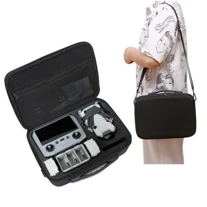 Shockproof Drone Storage Bag Hard Shell EVA Case With Shoulder Strap Water Resistant Carrying Handbag Box Accessories