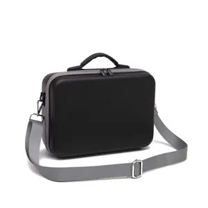 Portable hard shell storage bag for drone accessories, durable waterproof travel protective case.
