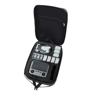 Mochila de Almacenamiento para Drones con Carcasa Rígida Compatible Con DJI Mini 3 3 Pro 4 Pro Impermeable Antichoque Estuche Rígido Mochila de Viaje Mochila Multifuncional Para Mando a Distancia Organizador Accesorios