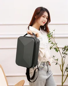 Harde schaal opbergtas voor spelconsole, draagbare crossbody tas voor reizen buiten.