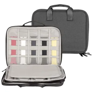 Sac de rangement double couche pour bracelet de montre organisateur d'accessoires portable