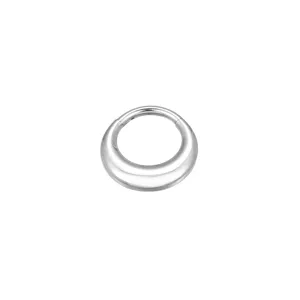 Titan Body Piercing Clicker Ring, Klappsegment Septum Ring, eleganter silberner Ohrschmuck.