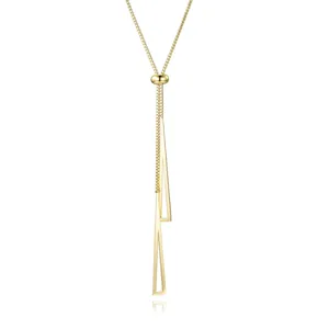 Minimalistische Edelstahl Anhänger Halskette Vergoldet Geometrische Quaste Choker Halsketten Für Damen Künstliche Perle Strass Schmuck