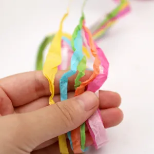 Buntes Papierbast-Seil für DIY-Geschenkverpackung, Desserttisch-Dekoration und kreatives Binden.