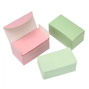 Fiches index vierges en boîte avec étui de rangement, jolies cartes mémo pastel pour bureau.