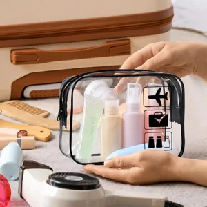 Transparante PVC toilettas waterdichte make-up cosmetische tas reis organizer voor dames en heren