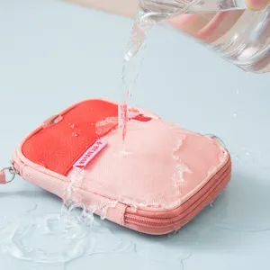 Waterproof portable emergency medical storage bag outdoor travel multi-functional pouch red