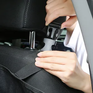 Bolsa de almacenamiento para respaldo de coche estera antipatada organizador de asiento.