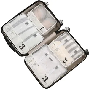 Reise-Packtaschen Set faltbare Netztaschen Kleidung Organizer Tasche tragbare Koffer Aufbewahrung