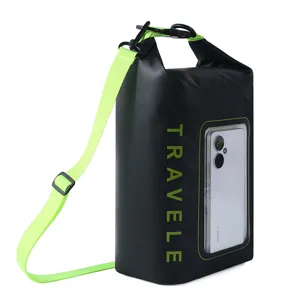 Outdoor Waterproof Dry Bag Touch Screen Mobile Phone Storage Bag Floating Drifting Beach Swimming Single Shoulder Bag