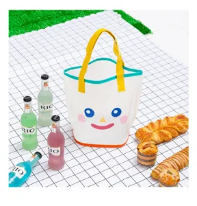 Bolso de playa transparente de PVC bolsa de dibujos animados bonita para juguetes niños