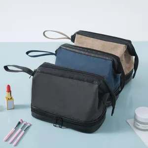 Trousse de toilette homme voyage organisateur cosmetique imperméable sac de rangement.