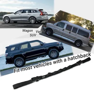 Supporto universale per canne da pesca auto, organizer in nylon regolabile per SUV.