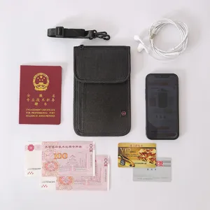 Sac passeport imperméable multifonction anti-RFID porte-cartes organisateur de documents