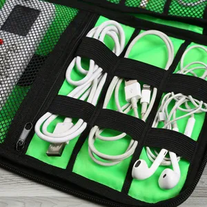 Sac de rangement numérique multifonction, organisateur d'accessoires électroniques pour câbles
