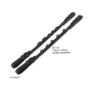 Supporto Universale per Canna da Pesca per Auto Cinghia da Tetto Regolabile Porta Canna Organizzatore di Stoccaggio per SUV Van