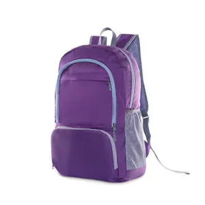 Mochila plegable ligera de viaje impermeable para senderismo al aire libre y uso diario