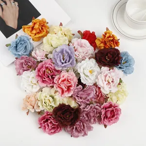 Künstliche Seidenblumen Köpfe Simulation Rose Hibiskus Blumen Für Hochzeit Party Heimdekoration DIY Blumenarrangements Handwerk
