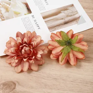 Künstliche Dahlienblütenköpfe für DIY Handwerk, Heimdekoration und Fotografie Requisiten.